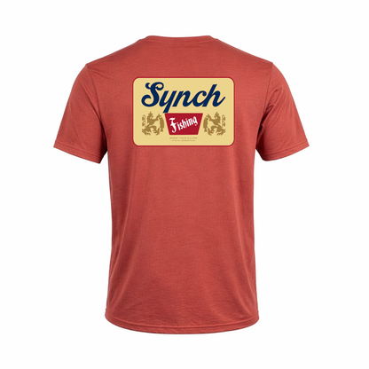 Synch Fishing Banquet Brick Red Tee
